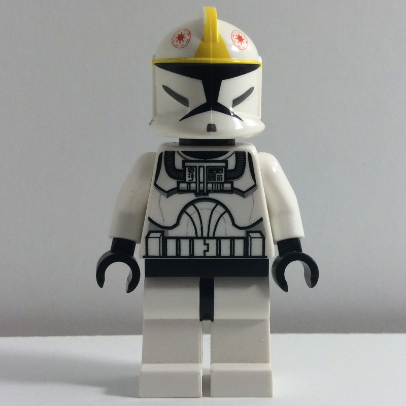 Clone pilote, armure de phase I, tête noire (Clone Pilot, Phase I Armor, Plain Black Head)