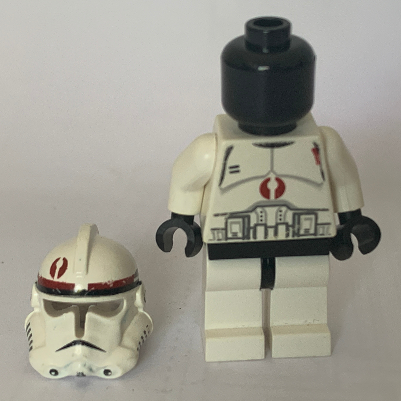 Soldat clone, 91e corps mobile de reconnaissance, marquages rouge foncé (Clone Trooper, 91st Mobile Reconnaissance Corps, Dark Red Markings)