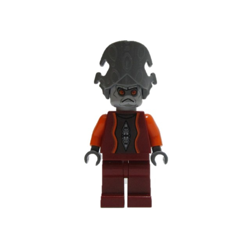 Nute gunray, robe rouge foncé (Nute Gunray, Dark Red Robe)