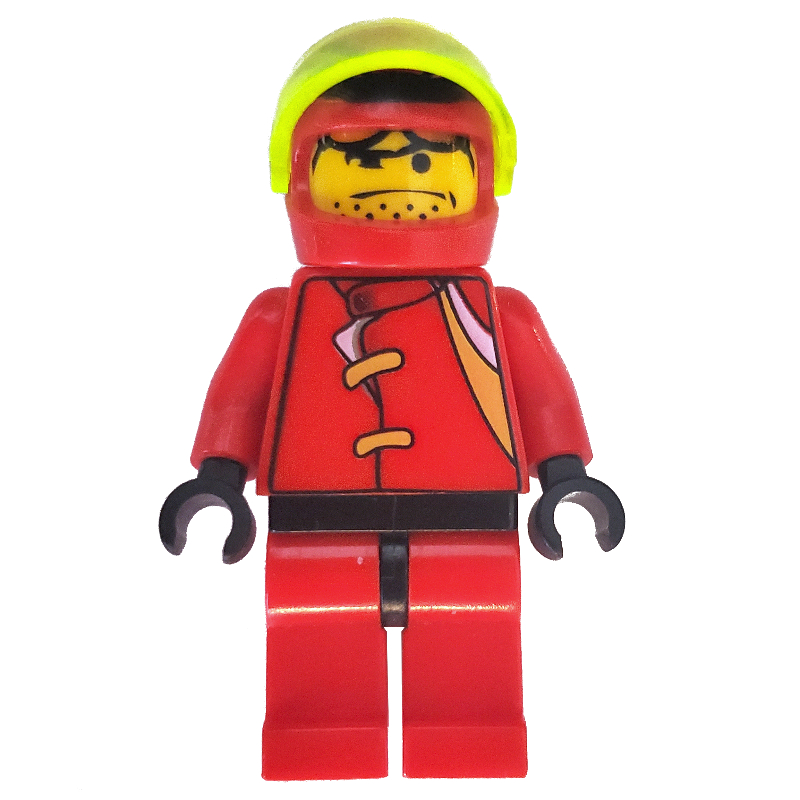 Pilote de course, torse rouge, jambes rouges, casque rouge - nitro flash (Race Driver, Red Torso, Red Legs, Red Helmet - Nitro Flash)