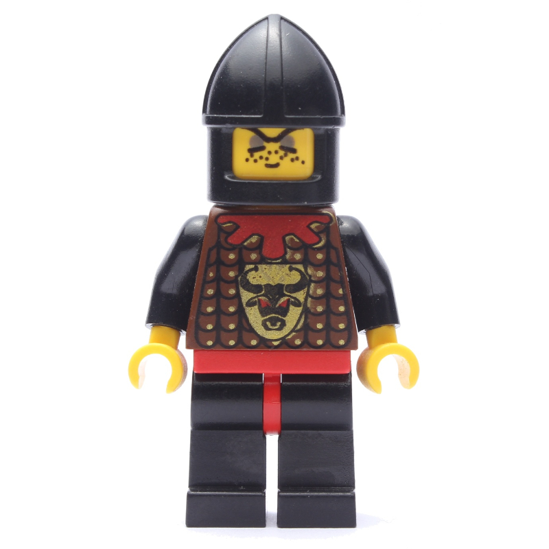 Chevalier (chevaliers royaume i) - voleur de taureau, mentonnier noir (Knight (Knights Kingdom I) - Bull Robber, Black Chin-Guard)