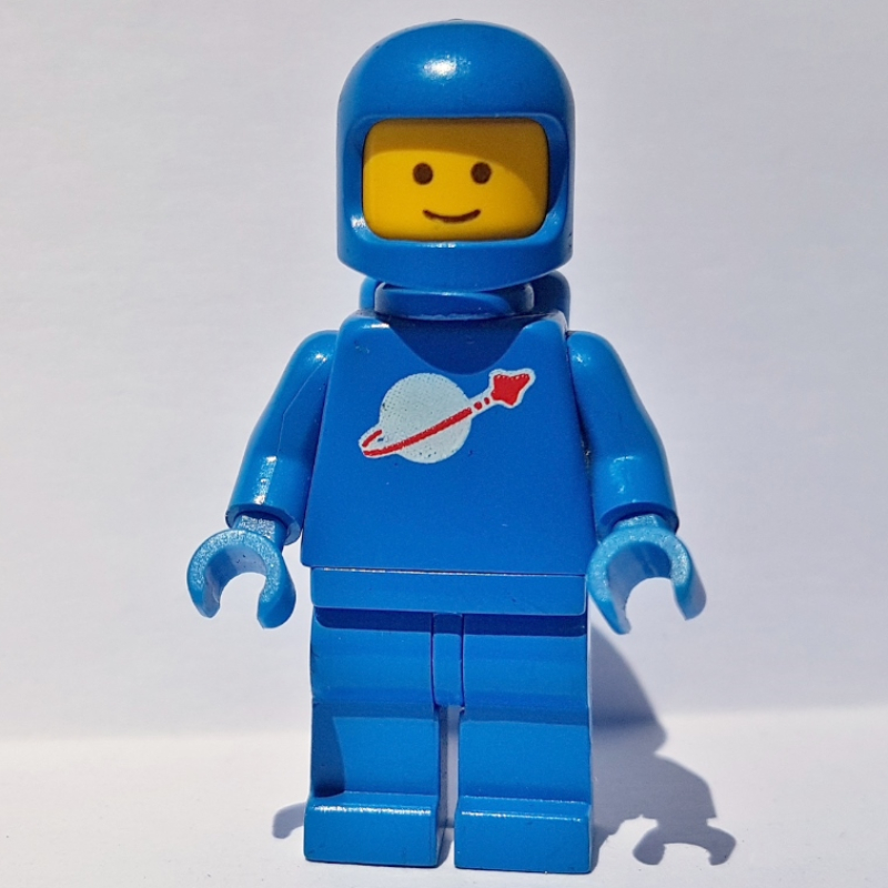 Astronaute classique, bleu avec des réservoirs d'air (casque 3842a) (Classic Spaceman, Blue with Airtanks (3842a Helmet))