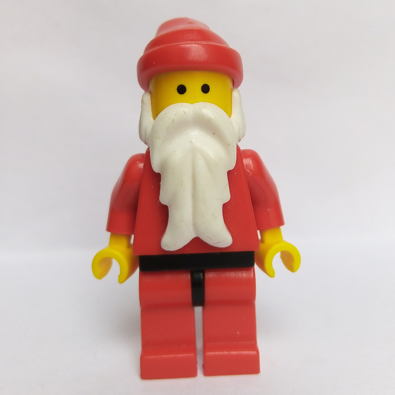 Père Noël, rouge uni avec des hanches noires (Santa, Plain Red with Black Hips)