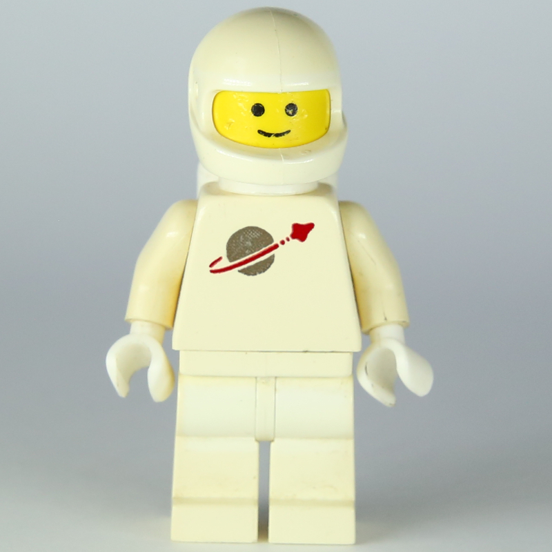 Astronaute classique, blanc avec bouteilles d’air (2446 casque) (3626b tête) (Classic Spaceman, White with Airtanks (2446 Helmet) (3626b Head))