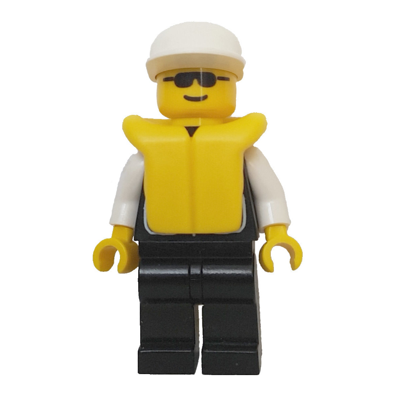 Policier avec gilet de sauvetage (Policeman with Life Jacket)