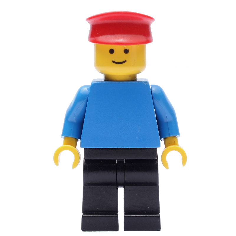 Torse bleu, jambes noires, chapeau rouge (Blue Torso, Black Legs, Red Hat)