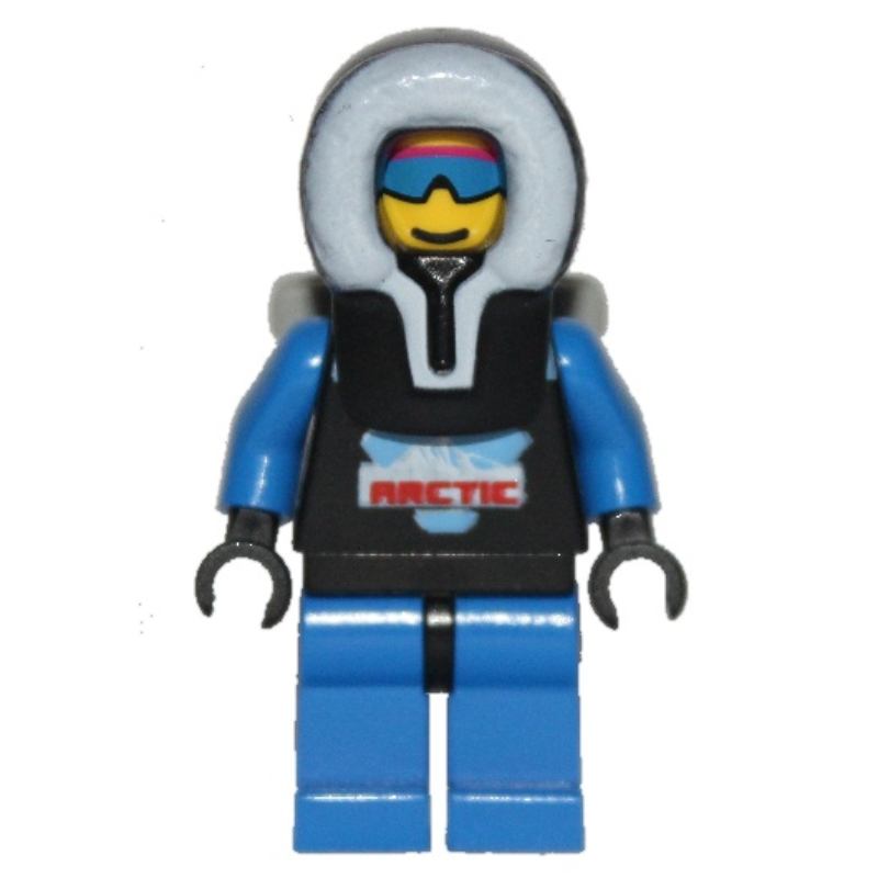 Équipage arctique, noir, capuche (Arctic Crew, Black, Hood)