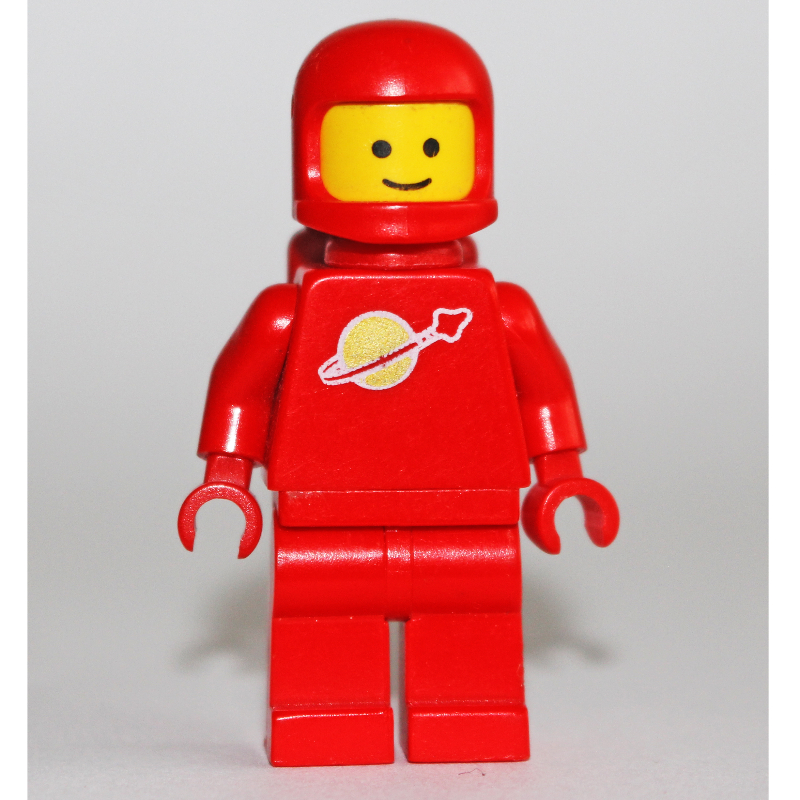 Astronaute classique, rouge avec des réservoirs d'air (casque 3842b) (Classic Spaceman, Red with Airtanks (3842b Helmet))