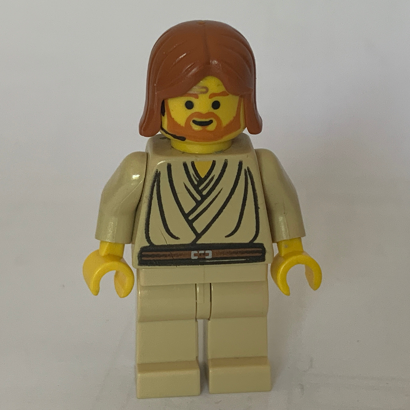 Obi-Wan Kenobi, peau jaune, micro-casque (Obi-Wan Kenobi, Yellow Skin, Headset)