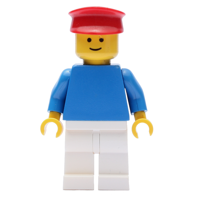 Torse bleu, jambes blanches, chapeau rouge (Blue Torso, White Legs, Red Hat)