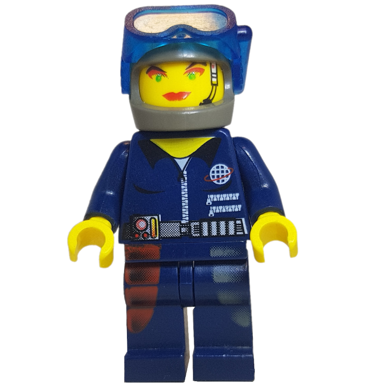 Cam avec masque de plongée bleu transparent-sombre (Cam with Trans-Dark Blue Diving Mask)