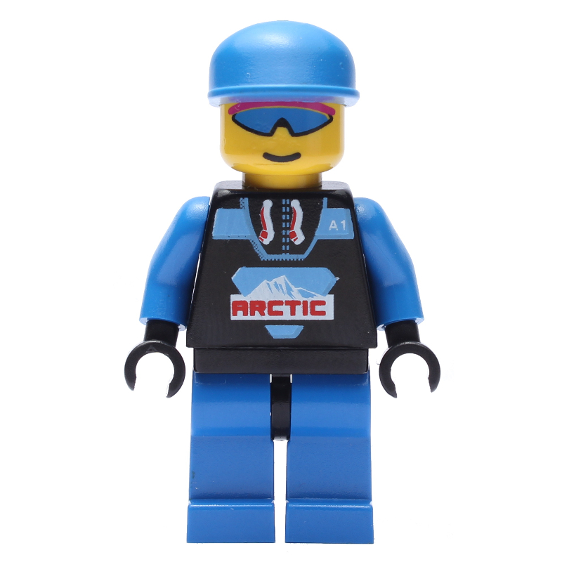 Équipage arctique, noir, casquette bleue (Arctic Crew, Black, Blue Cap)