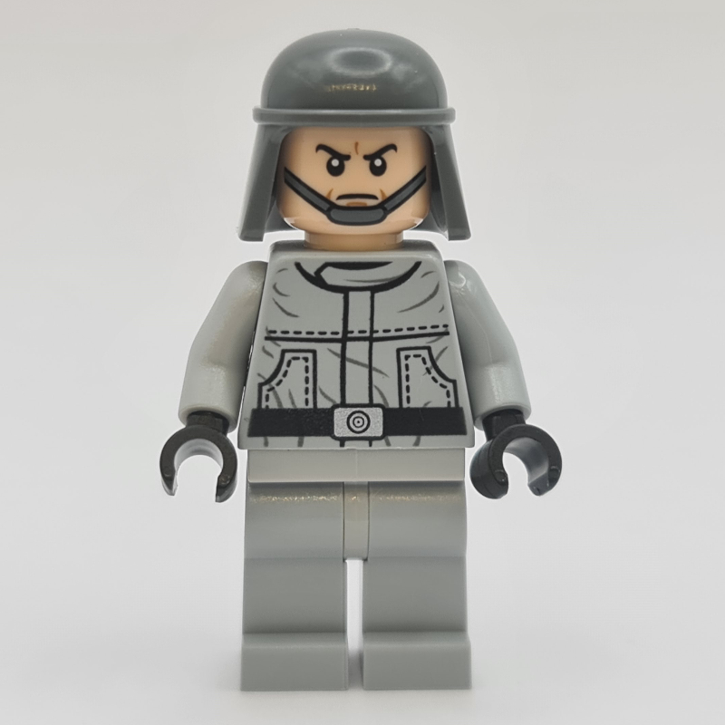 Pilote impérial d’AT-ST, casque sans motif, tête double face (Imperial AT-ST Driver, Plain Helmet, Dual Sided Head)