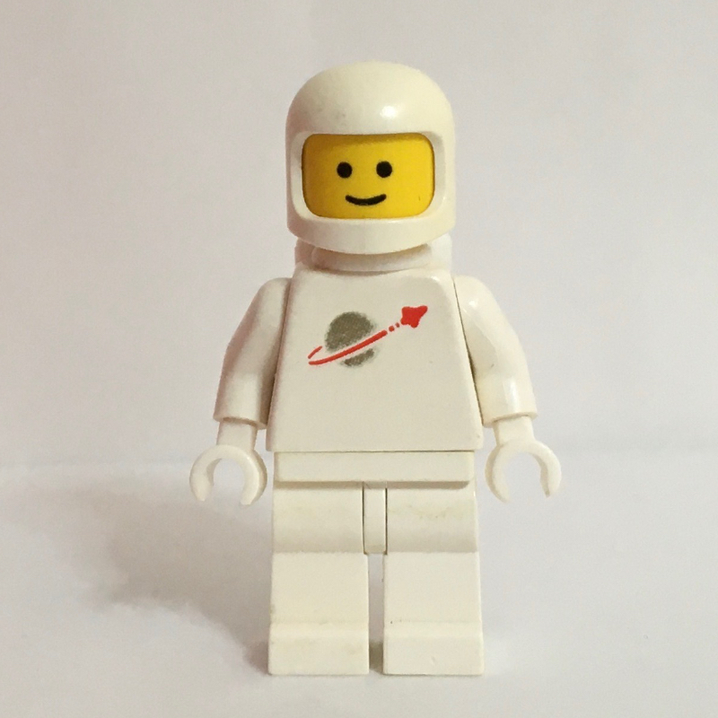 Astronaute classique, blanc avec des réservoirs d'air (casque 3842a) (Classic Spaceman, White with Airtanks (3842a Helmet))