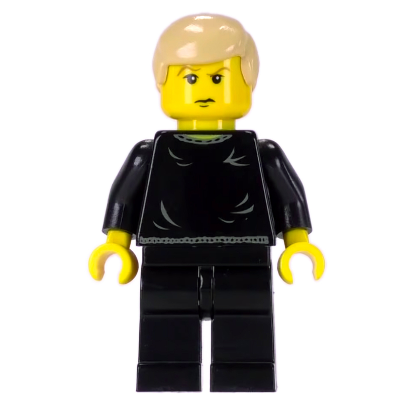 Drago Malefoy, peau jaune, pull noir (Draco Malfoy, Yellow Skin, Black Sweater)