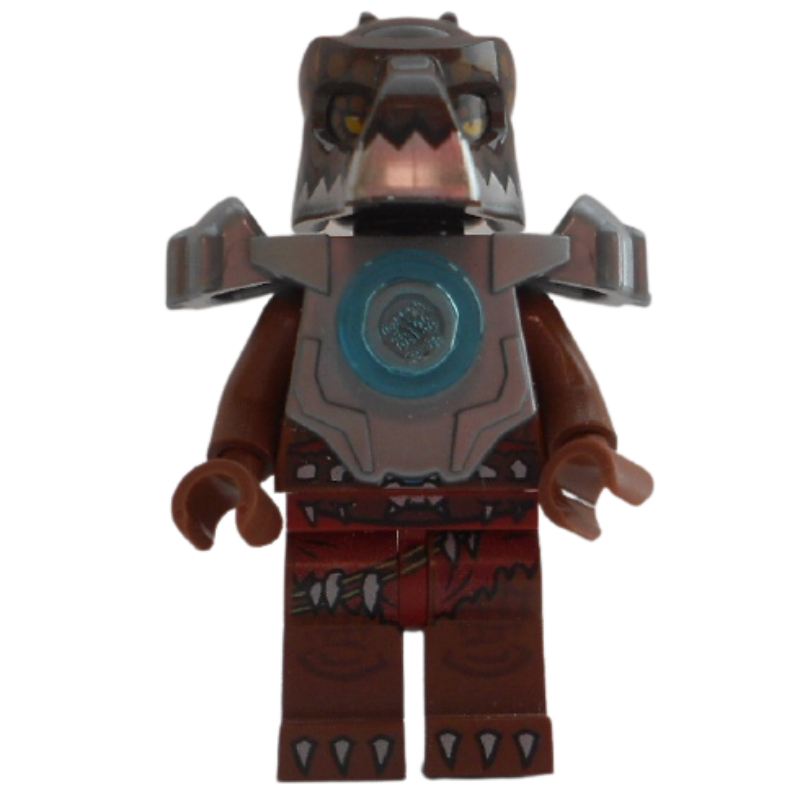 Crug avec armure d'épaule plat argent (Crug with Flat Silver Large Shoulder Armor)