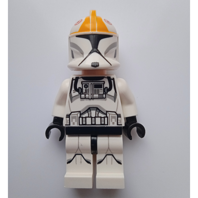 Clone pilote, armure de phase I, yeux noirs, jambes avec motif imprimé (Clone Pilot, Phase I Armor, Black Eyes, Printed Legs)