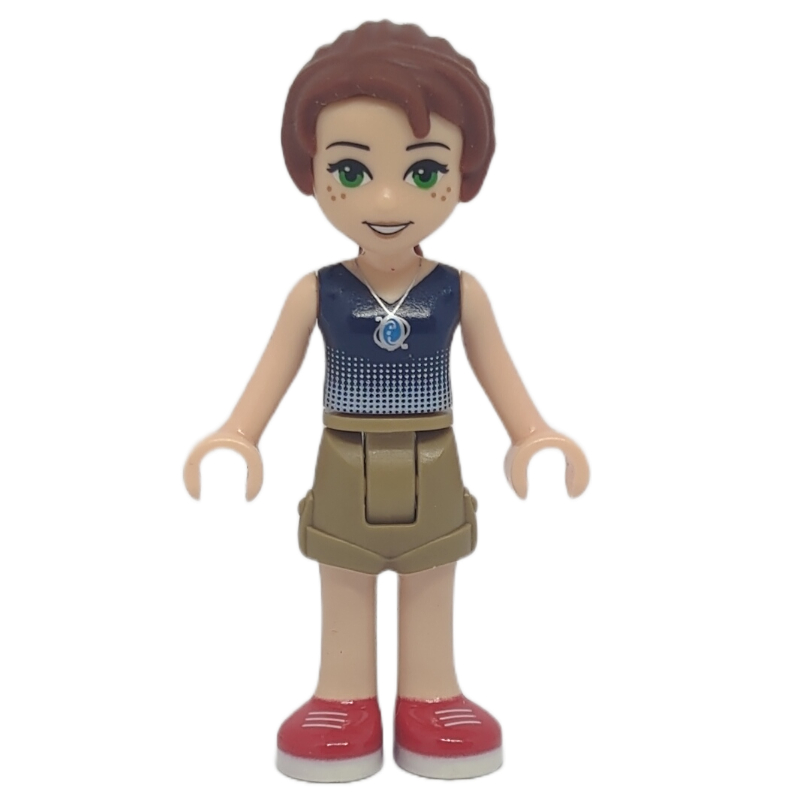 Emily jones en short beige foncé (Emily Jones in Dark Tan Shorts)