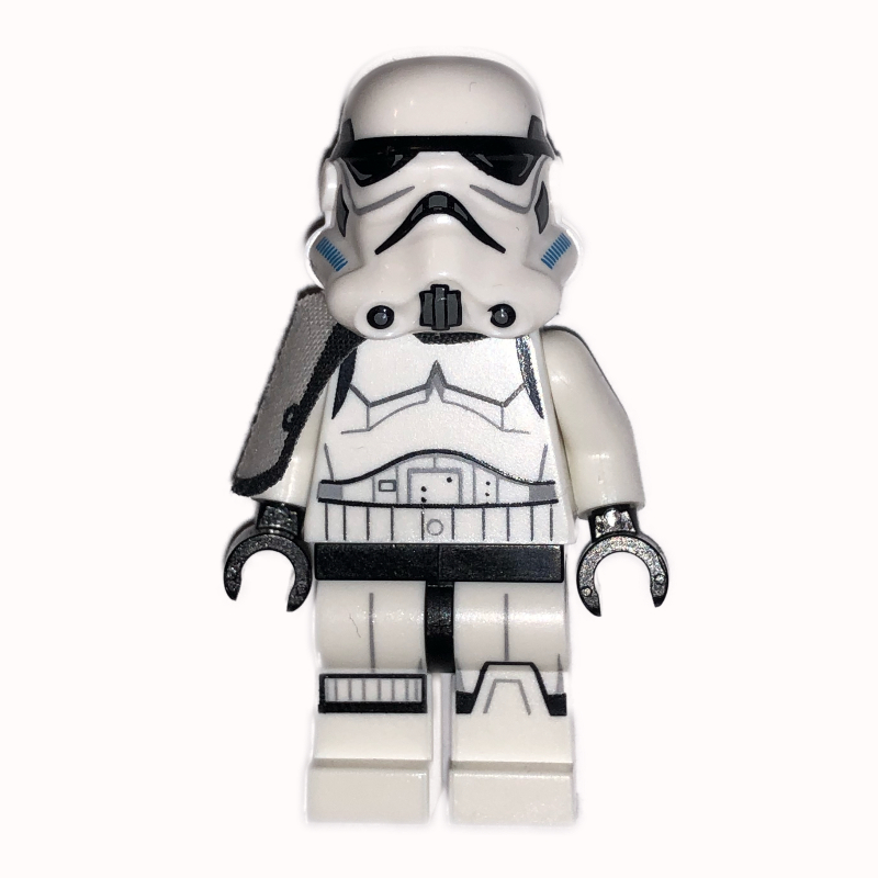 Stormtrooper, casque azur foncé évents, en colère, épaulière (Stormtrooper, Dark Azure Helmet Vents, Angry, Pauldron)