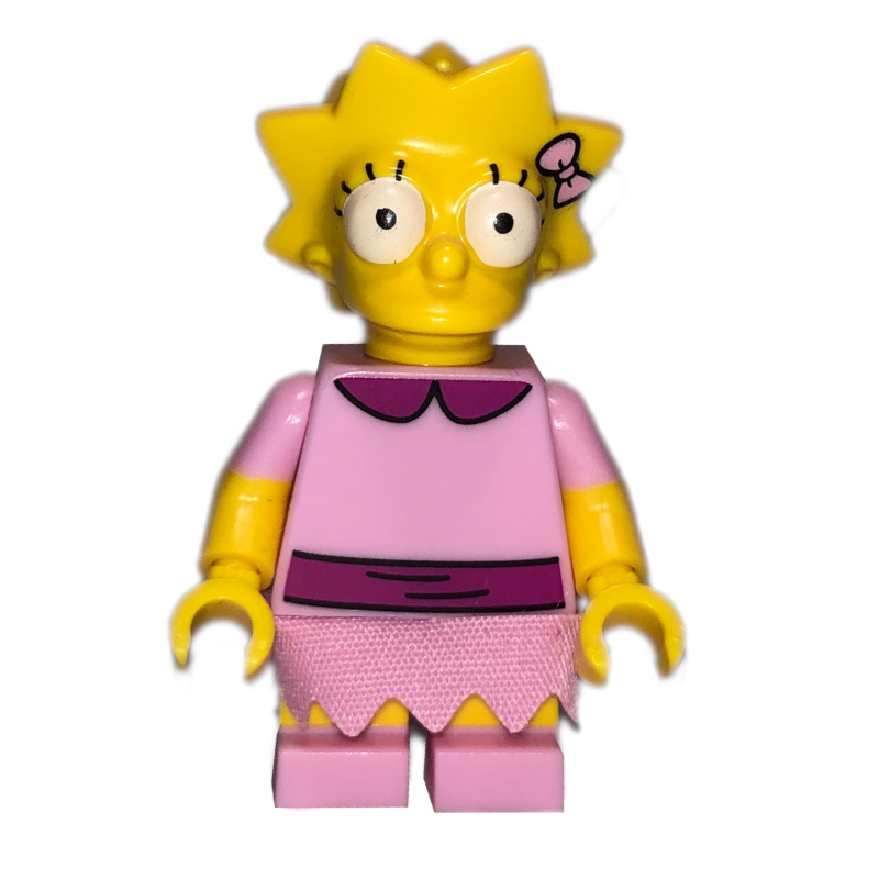 Lisa simpson en robe rose (CMF) (Lisa Simpson in Pink Dress (CMF))