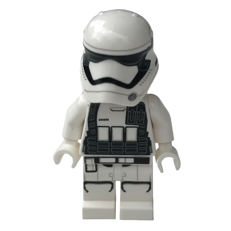 Stormtrooper, premier ordre / assaut lourd Stormtrooper, support de cou, poches sur la bandoulière gauche (Stormtrooper, First Order / Heavy Assault Stormtrooper, Neck Bracket, Pouches on Left Shoulder Strap)