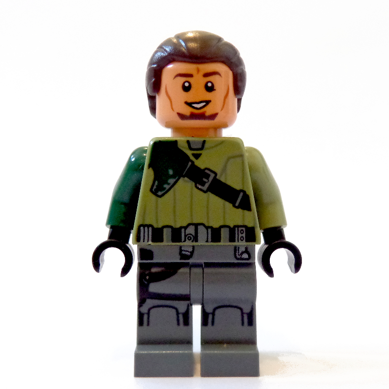 Kanan Jarrus, cheveux brun foncé, sourcils brun foncé (Kanan Jarrus, Dark Brown Hair, Dark Brown Eyebrows)