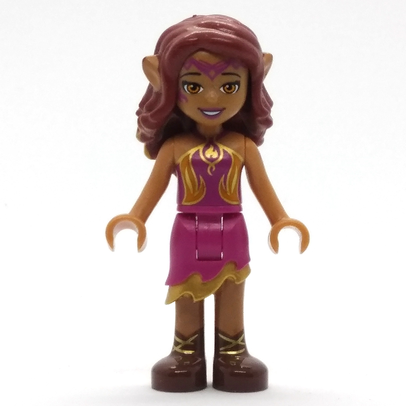 Azari firelancer en tenue magenta et or (Azari Firedancer in Magenta and Gold Outfit)