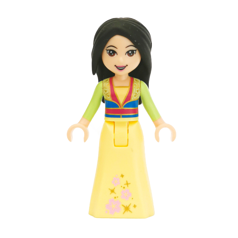 Mulan — robe jaune clair vif (Mulan - Bright Light Yellow Dress)