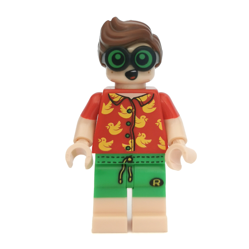 Robe en chemise rouge et maillots de bain vert (CMF) (Robin in Red Shirt and Green Swim Trunks (CMF))