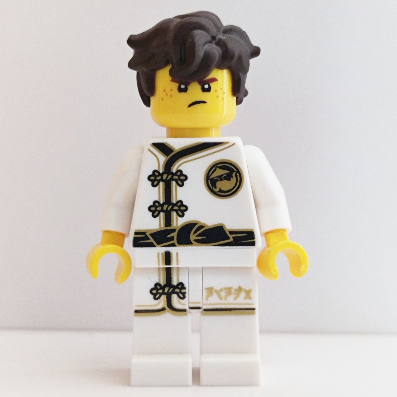 Jay en blanc formation gi (Jay in White Training Gi)