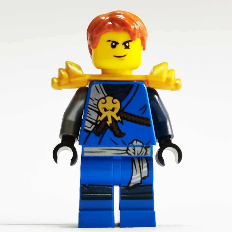 Jay en robes d'honneur avec des cheveux et une armure d'épaule en or nacré (jour des défunts) (Jay in Honor Robes with Hair and Pearl Gold Shoulder Armour (Day of the Departed))