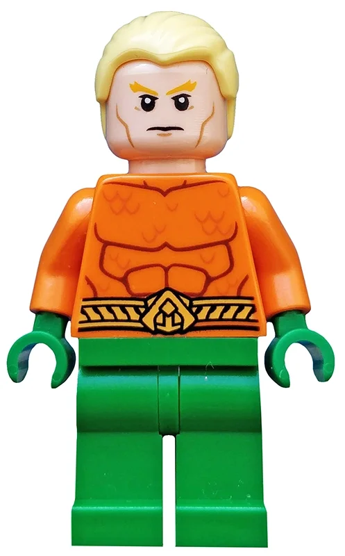 Aquaman, cheveux courts jaune clair (Aquaman, Short Bright Light Yellow Hair)