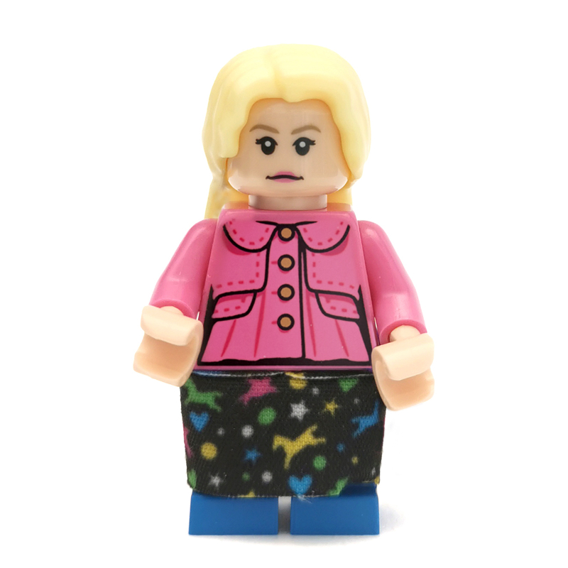 Luna Lovegood, veste rose foncé, jupe en tissu (Luna Lovegood, Dark Pink Jacket, Cloth Skirt)