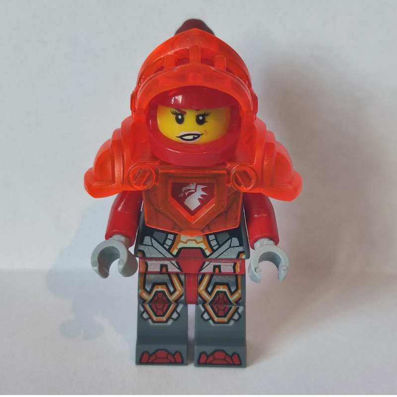 Macy halbert avec armure orange transparent-néon (Macy Halbert with Trans-Neon Orange Armor)