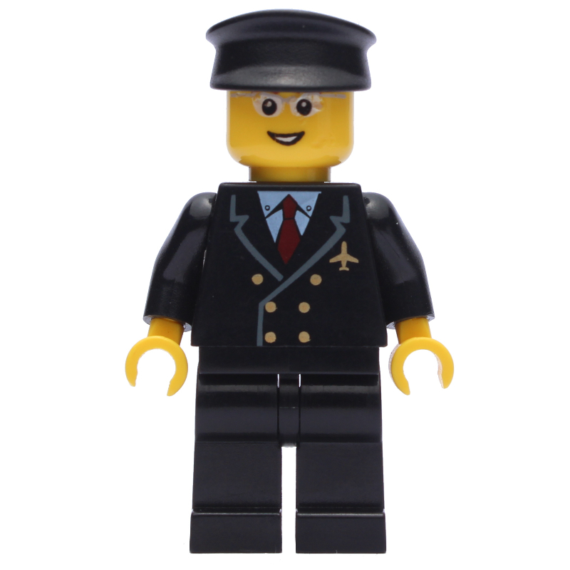 Pilote, torse noir, jambes noires, chapeau noir (Pilot, Black Torso, Black Legs, Black Hat)