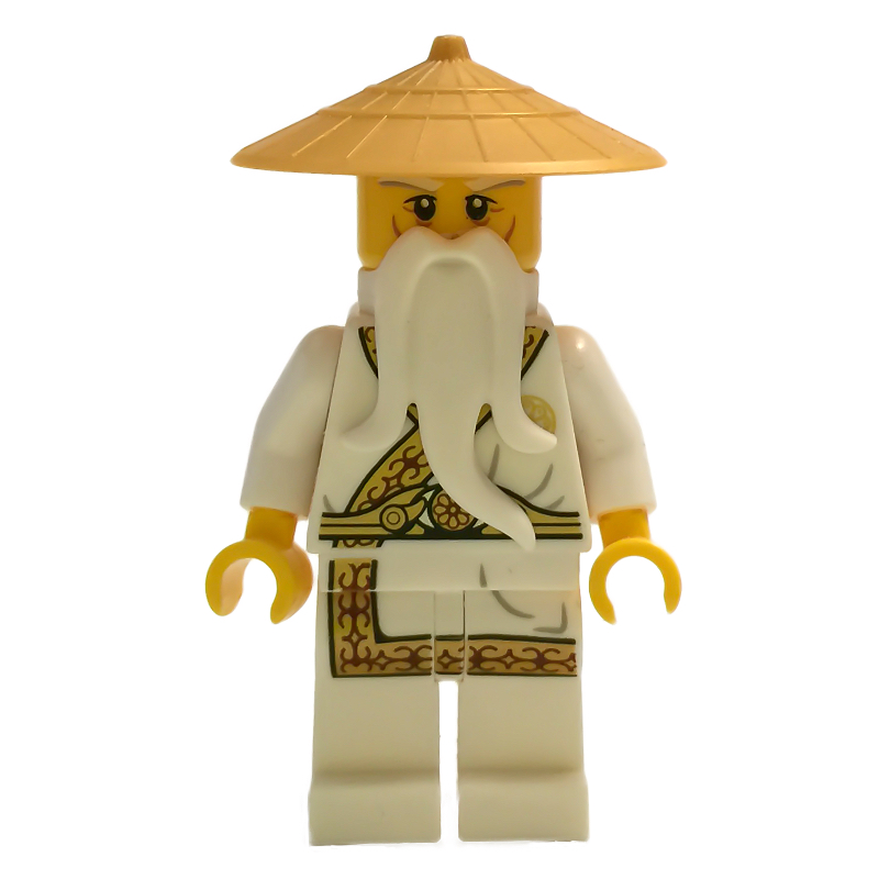 Maître wu en or garni tenue (Master Wu in Gold Trimmed Outfit)