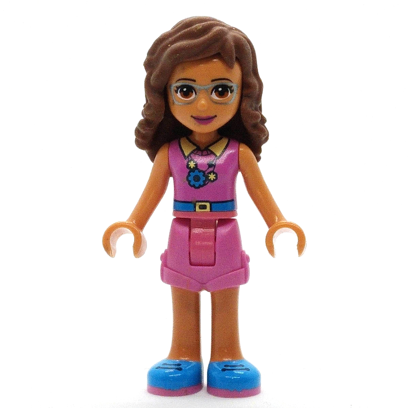 Olivia — haut rose foncé, jupe rose foncé (Olivia - Dark Pink Top, Dark Pink Skirt)