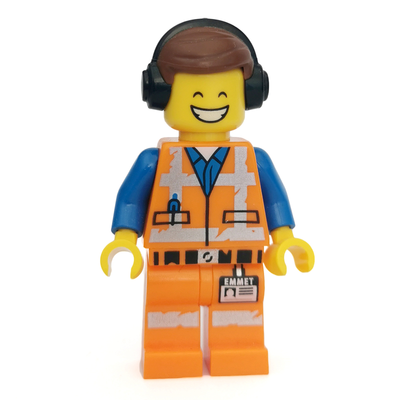Emmet, tenue usée, casque (Emmet, Worn Outfit, Headphones)