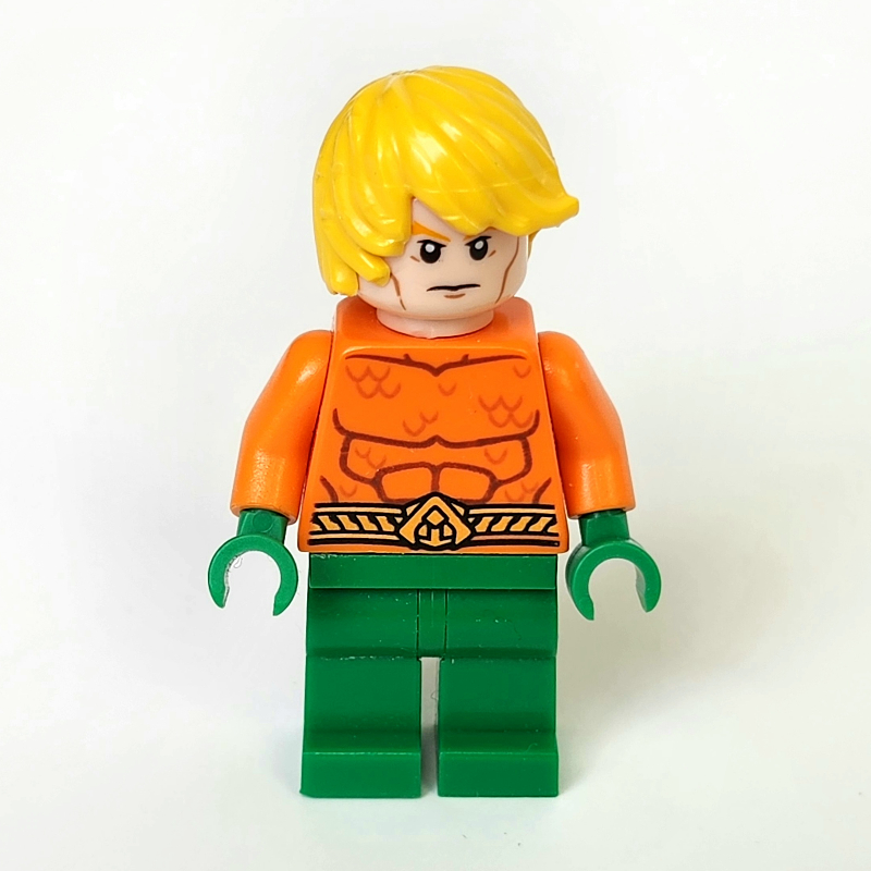 Aquaman, cheveux courts jaunes (3626b tête) (Aquaman, Short Yellow Hair (3626b Head))