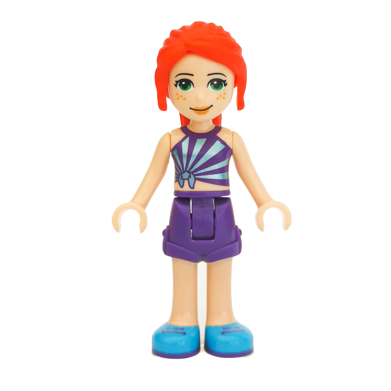 Mia — haut pourpre foncé, jupe pourpre foncé (Mia - Dark Purple Top, Dark Purple Skirt)