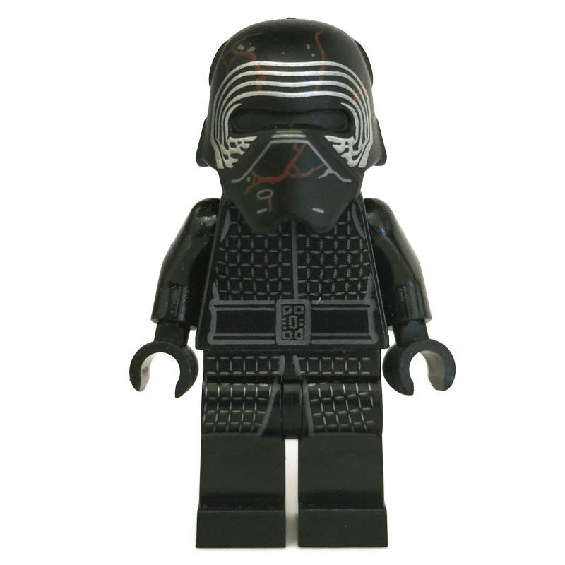 Kylo Ren, casque avec fissures rouges (Kylo Ren, Helmet with Red Cracks)