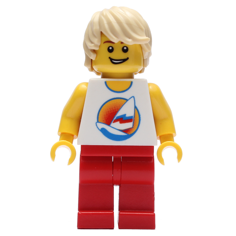 Surfeur, jambes rouges (Surfer, Red Legs)