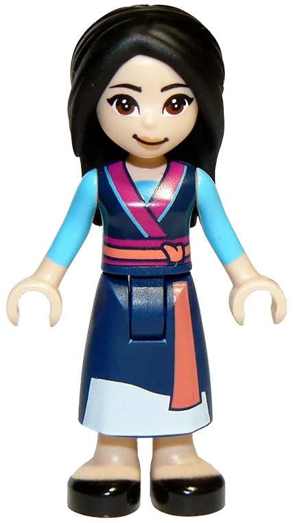 Mulan — robe bleu foncé (Mulan - Dark Blue Dress)