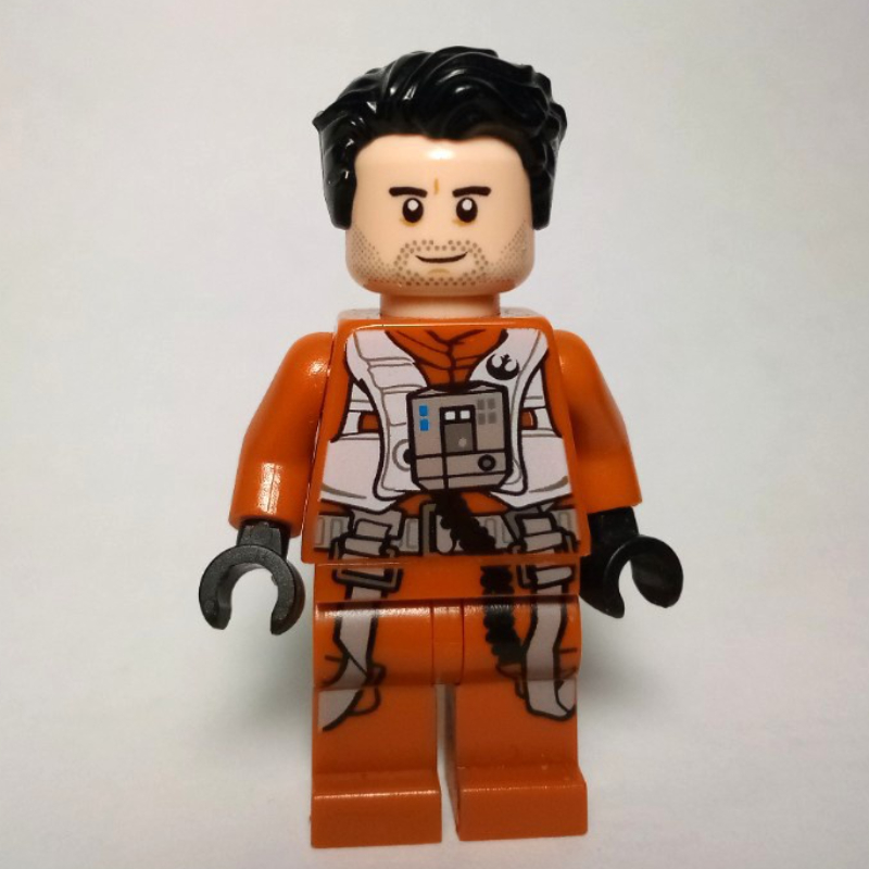Poe dameon, tenue de pilote orange foncé, cheveux (Poe Dameron, Dark Orange Pilot Outfit, Hair)