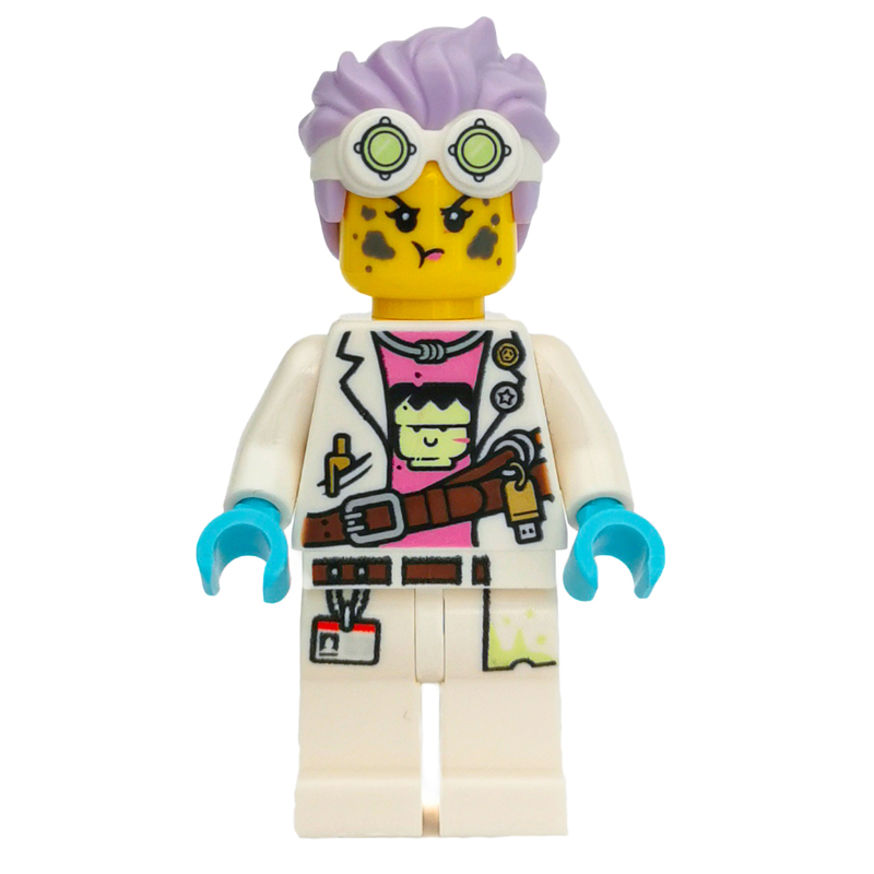 J.b. watt, blouse de laboratoire, cheveux lavande moyen avec lunettes de protection (J.B. Watt, Lab Coat, Medium Lavender Hair with Goggles)