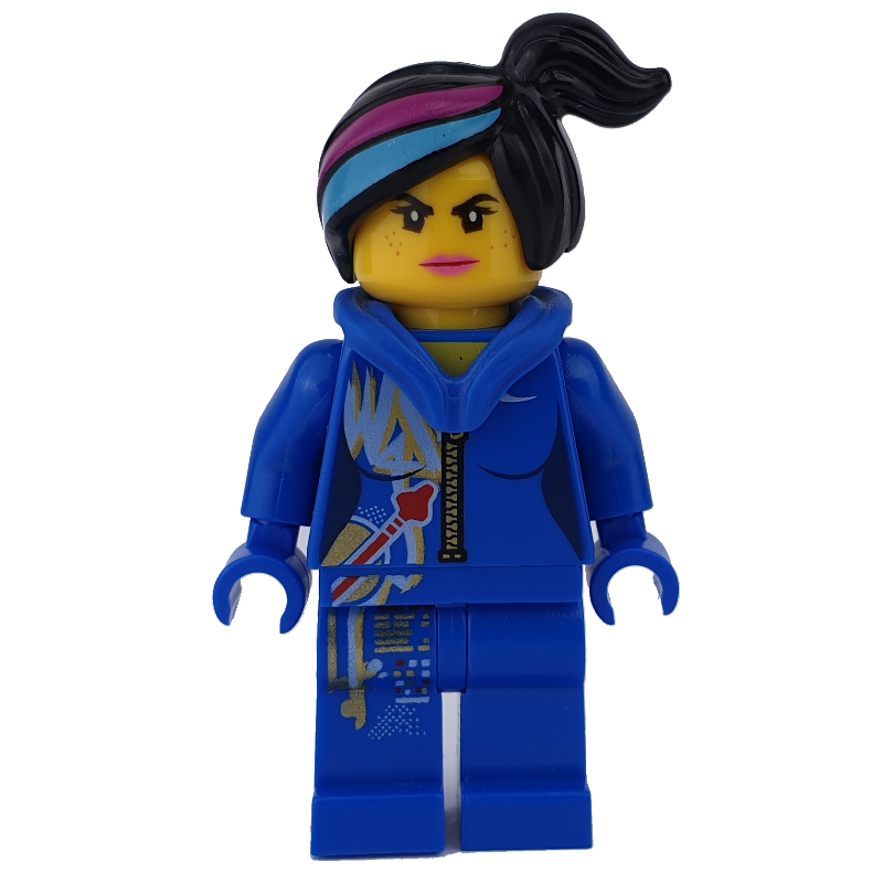 Cool-Tag en combinaison bleue (Wyldstyle in blue jumpsuit)