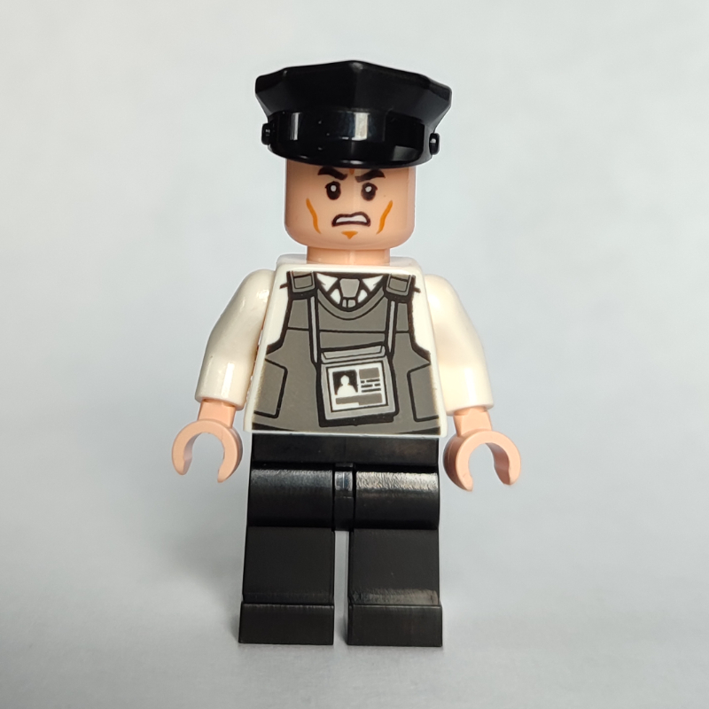 Arkham garde d'asile, chapeau noir (Arkham Asylum Guard, Black Hat)