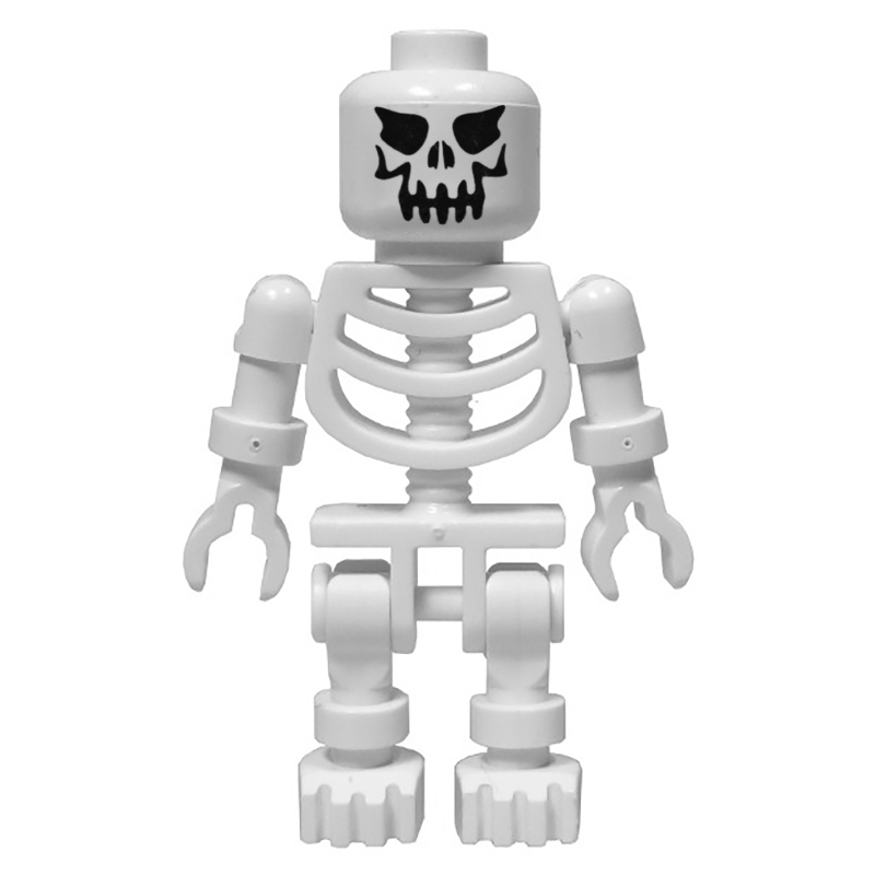 Squelette, visage maléfique, bras à rotule (Skeleton, Evil Face, Ball Joint Arms)