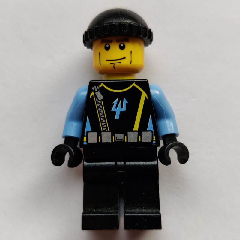 Plongeur aquaraider avec chapeau noir (Aquaraider Diver with Black Hat)