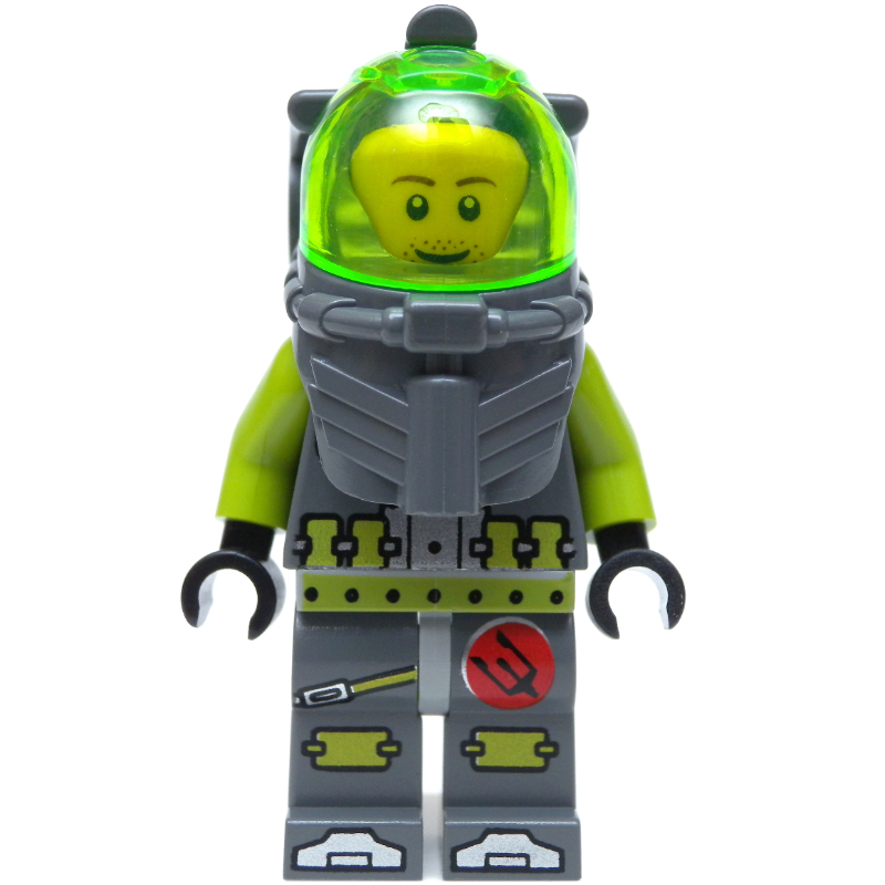 Lance lances, visière vert vif transparent (Lance Spears, Trans-Bright Green Visor)